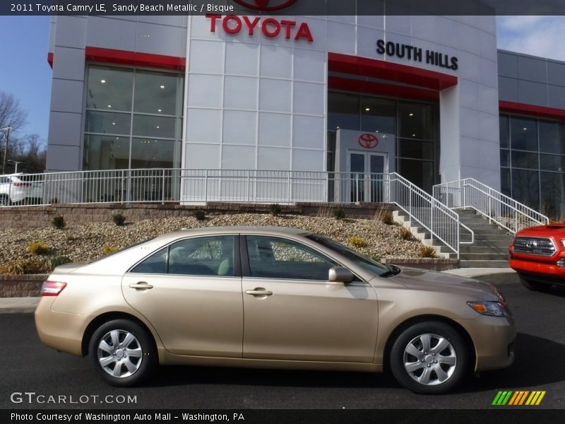 Sandy Beach Metallic / Bisque 2011 Toyota Camry LE