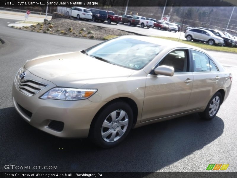 Sandy Beach Metallic / Bisque 2011 Toyota Camry LE