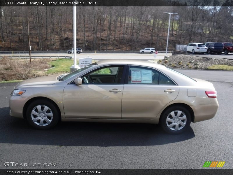 Sandy Beach Metallic / Bisque 2011 Toyota Camry LE