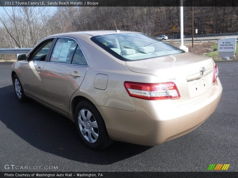 Sandy Beach Metallic / Bisque 2011 Toyota Camry LE