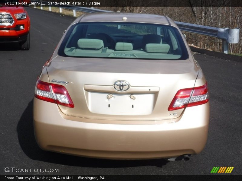 Sandy Beach Metallic / Bisque 2011 Toyota Camry LE