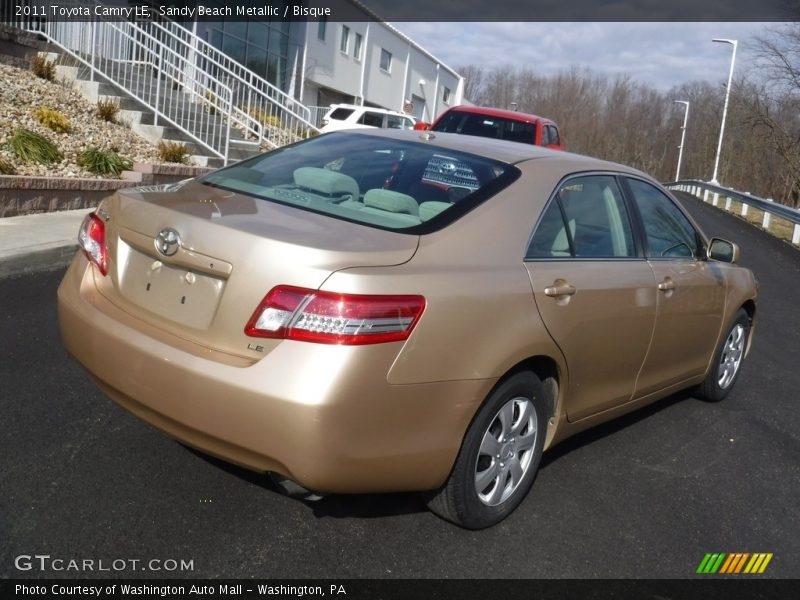 Sandy Beach Metallic / Bisque 2011 Toyota Camry LE