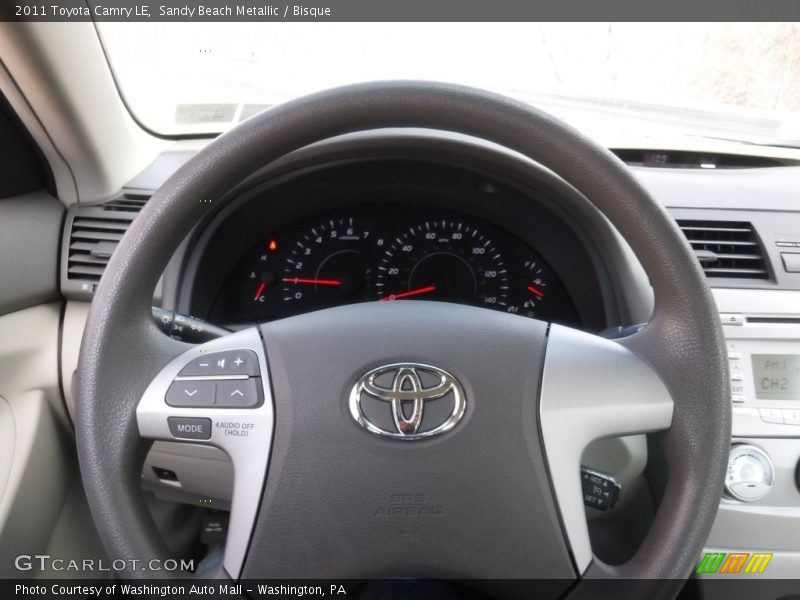 Sandy Beach Metallic / Bisque 2011 Toyota Camry LE