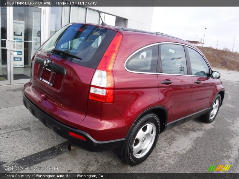 Tango Red Pearl / Gray 2009 Honda CR-V LX 4WD