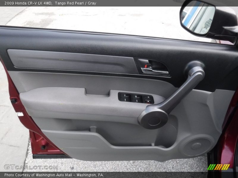 Tango Red Pearl / Gray 2009 Honda CR-V LX 4WD