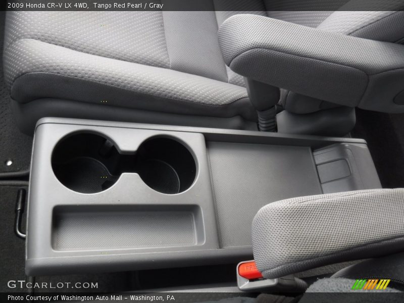 Tango Red Pearl / Gray 2009 Honda CR-V LX 4WD