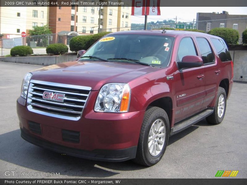 Red Jewel Tintcoat / Light Titanium 2009 GMC Yukon Hybrid 4x4
