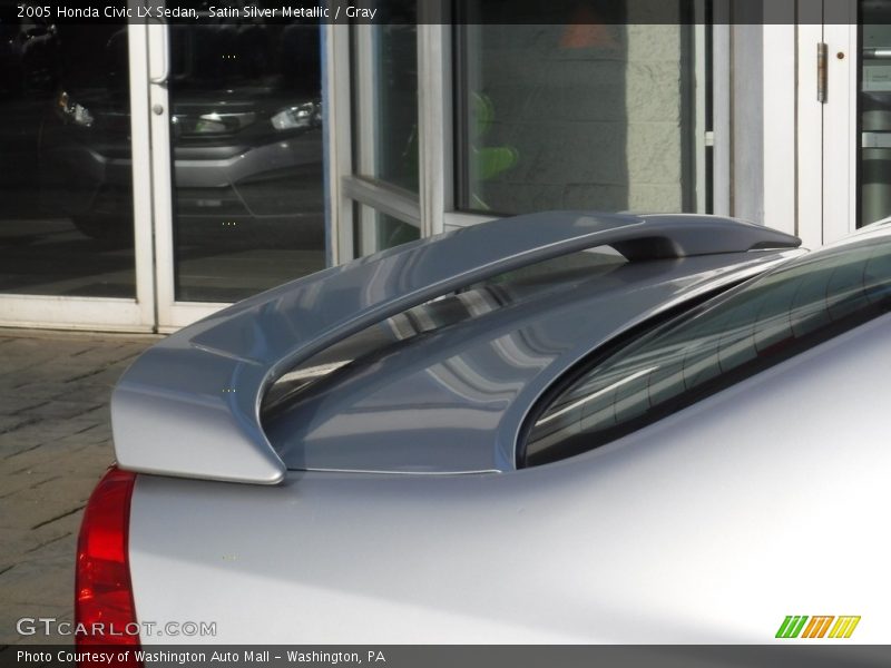 Satin Silver Metallic / Gray 2005 Honda Civic LX Sedan
