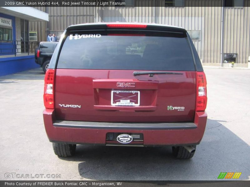 Red Jewel Tintcoat / Light Titanium 2009 GMC Yukon Hybrid 4x4