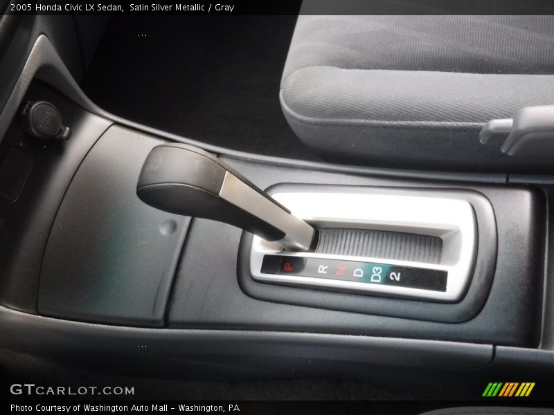 Satin Silver Metallic / Gray 2005 Honda Civic LX Sedan