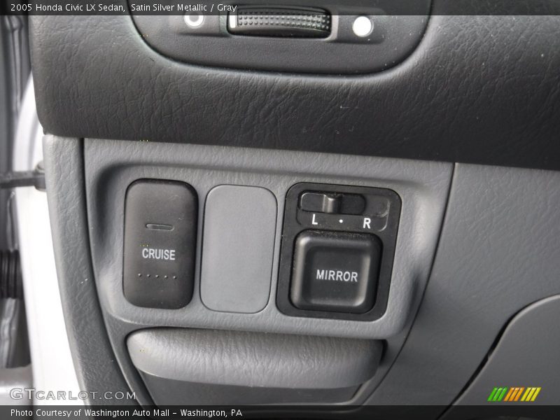 Satin Silver Metallic / Gray 2005 Honda Civic LX Sedan