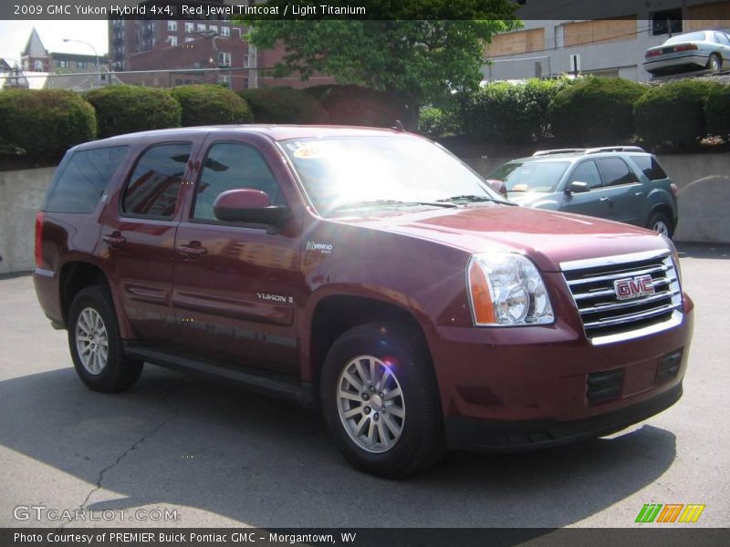 Red Jewel Tintcoat / Light Titanium 2009 GMC Yukon Hybrid 4x4