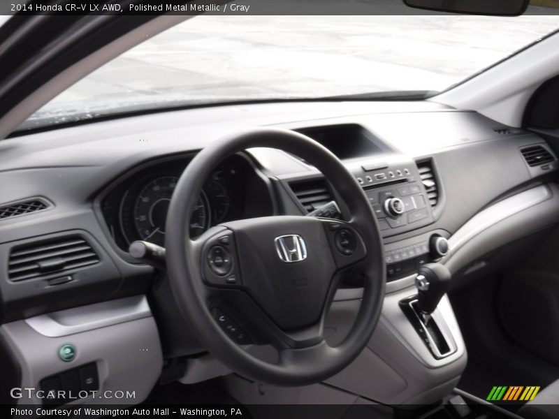 Polished Metal Metallic / Gray 2014 Honda CR-V LX AWD