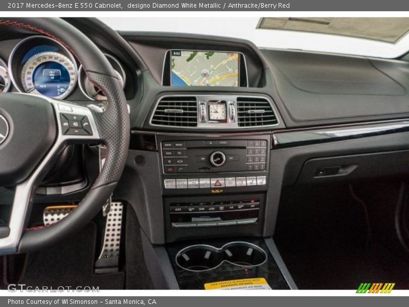 Dashboard of 2017 E 550 Cabriolet