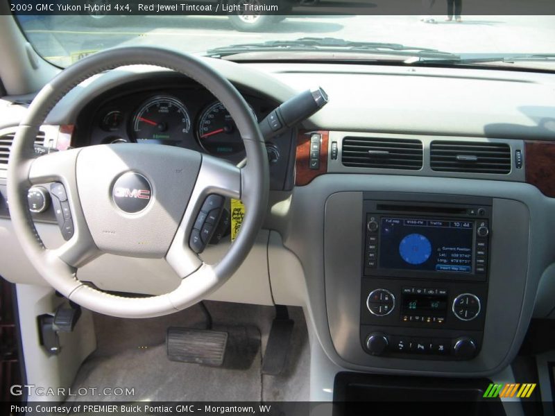 Red Jewel Tintcoat / Light Titanium 2009 GMC Yukon Hybrid 4x4