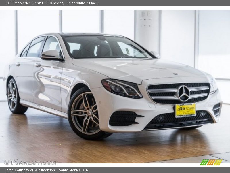 Polar White / Black 2017 Mercedes-Benz E 300 Sedan