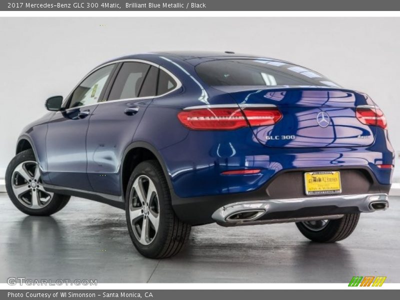 Brilliant Blue Metallic / Black 2017 Mercedes-Benz GLC 300 4Matic