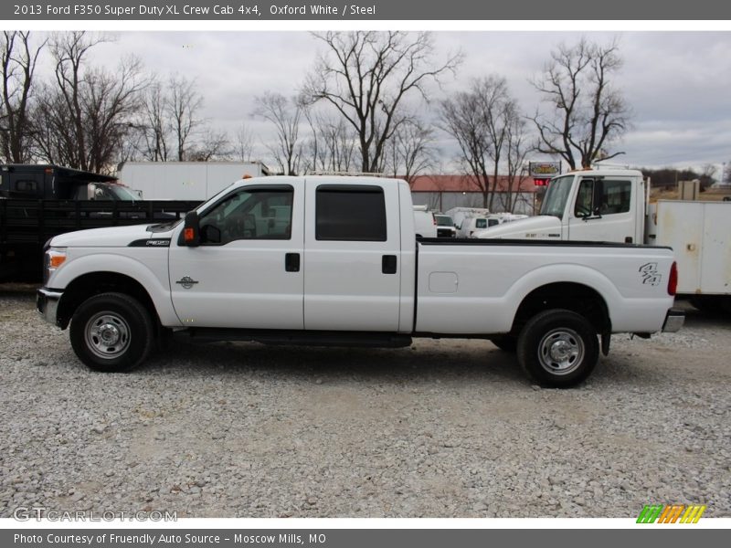 Oxford White / Steel 2013 Ford F350 Super Duty XL Crew Cab 4x4