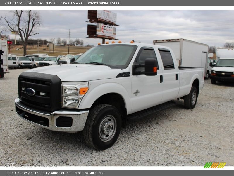 Oxford White / Steel 2013 Ford F350 Super Duty XL Crew Cab 4x4