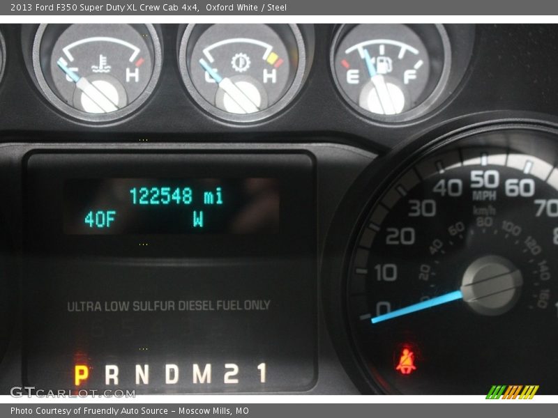 Oxford White / Steel 2013 Ford F350 Super Duty XL Crew Cab 4x4