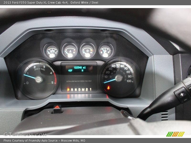 Oxford White / Steel 2013 Ford F350 Super Duty XL Crew Cab 4x4