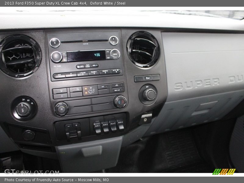 Oxford White / Steel 2013 Ford F350 Super Duty XL Crew Cab 4x4