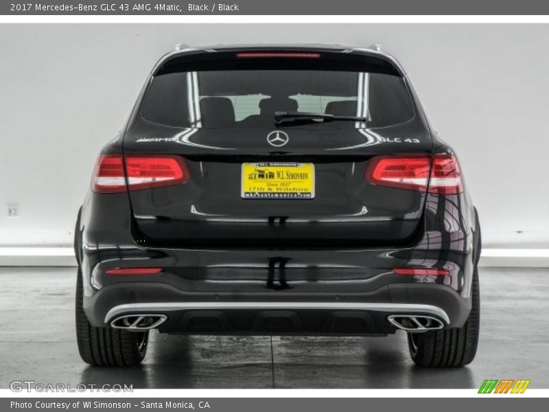 Black / Black 2017 Mercedes-Benz GLC 43 AMG 4Matic