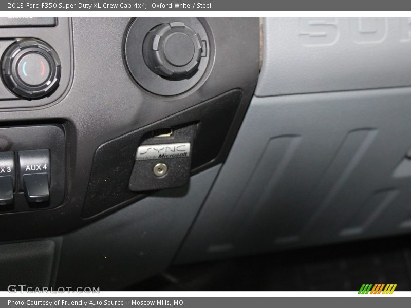 Oxford White / Steel 2013 Ford F350 Super Duty XL Crew Cab 4x4