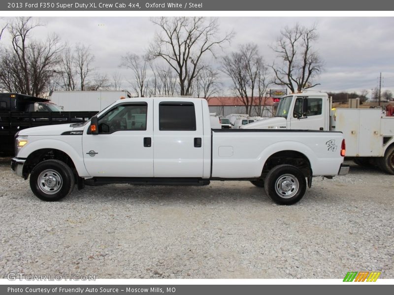 Oxford White / Steel 2013 Ford F350 Super Duty XL Crew Cab 4x4