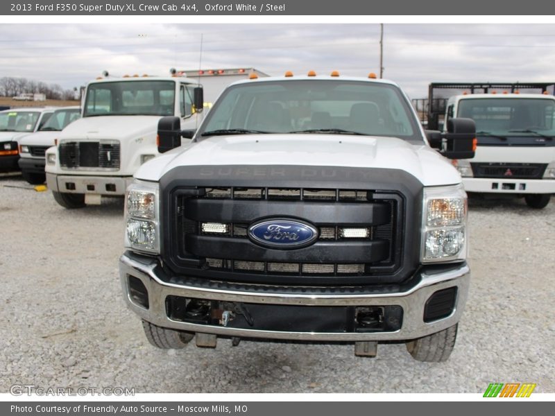 Oxford White / Steel 2013 Ford F350 Super Duty XL Crew Cab 4x4