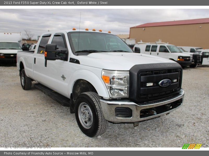 Oxford White / Steel 2013 Ford F350 Super Duty XL Crew Cab 4x4