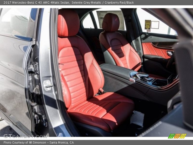 Front Seat of 2017 C 43 AMG 4Matic Sedan