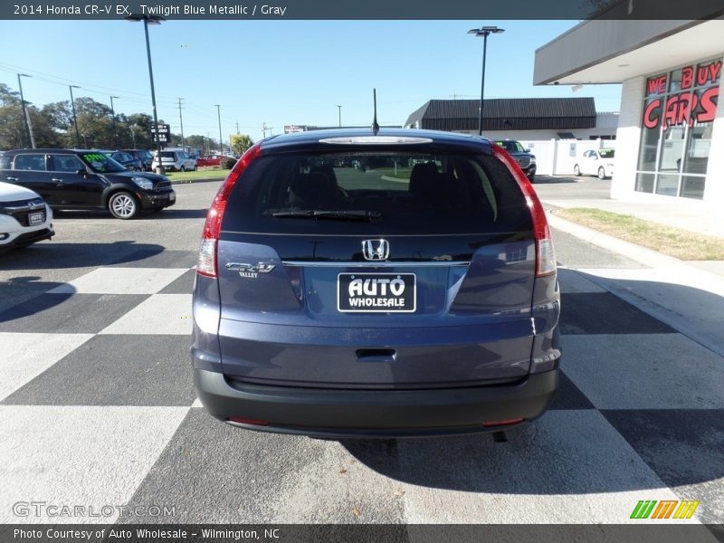 Twilight Blue Metallic / Gray 2014 Honda CR-V EX