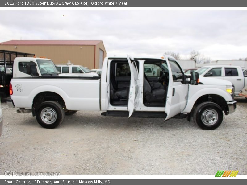 Oxford White / Steel 2013 Ford F350 Super Duty XL Crew Cab 4x4