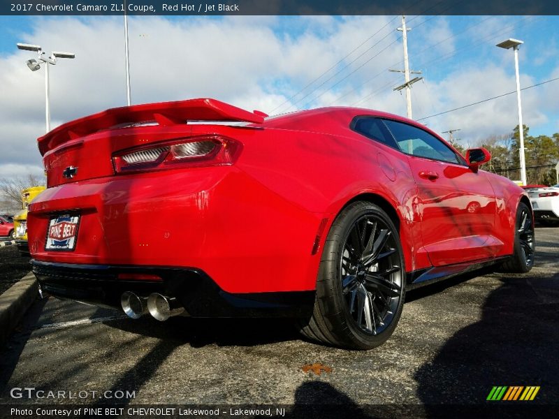 Red Hot / Jet Black 2017 Chevrolet Camaro ZL1 Coupe