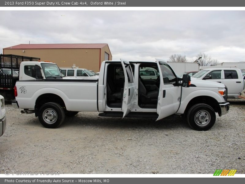 Oxford White / Steel 2013 Ford F350 Super Duty XL Crew Cab 4x4