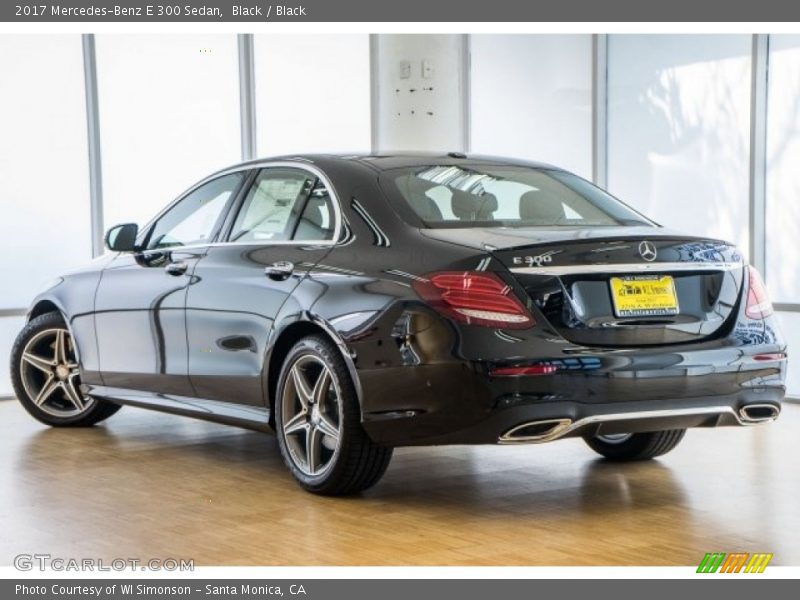 Black / Black 2017 Mercedes-Benz E 300 Sedan