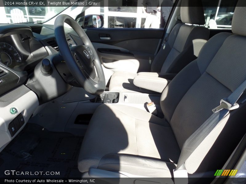 Twilight Blue Metallic / Gray 2014 Honda CR-V EX