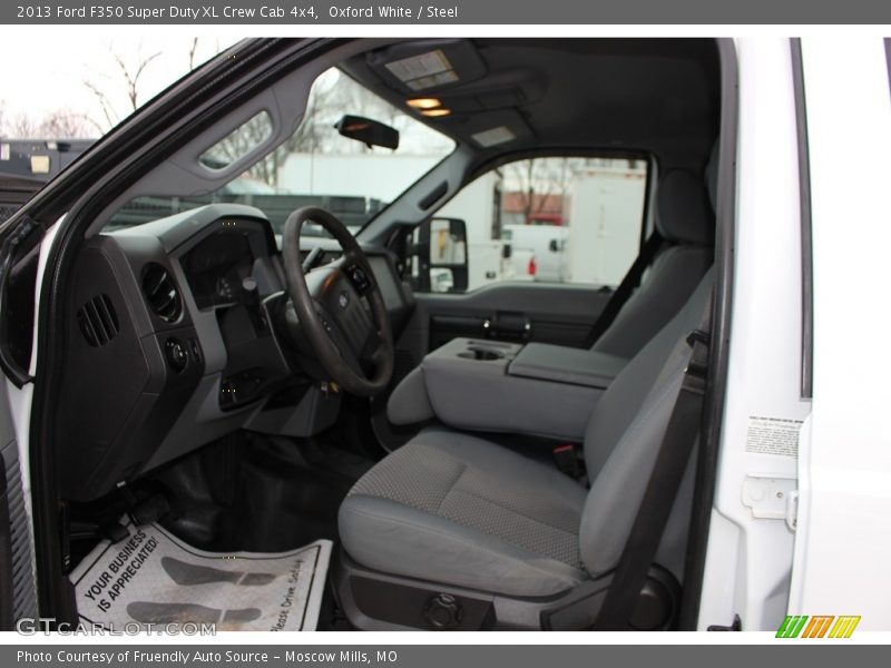 Oxford White / Steel 2013 Ford F350 Super Duty XL Crew Cab 4x4