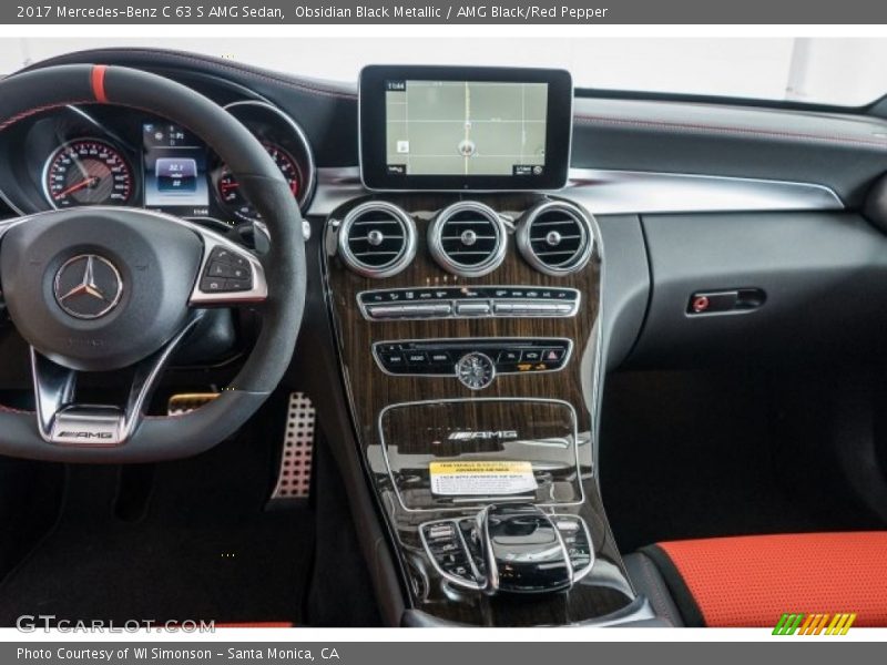 Dashboard of 2017 C 63 S AMG Sedan