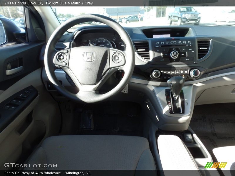 Twilight Blue Metallic / Gray 2014 Honda CR-V EX