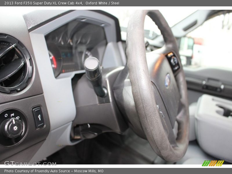 Oxford White / Steel 2013 Ford F350 Super Duty XL Crew Cab 4x4