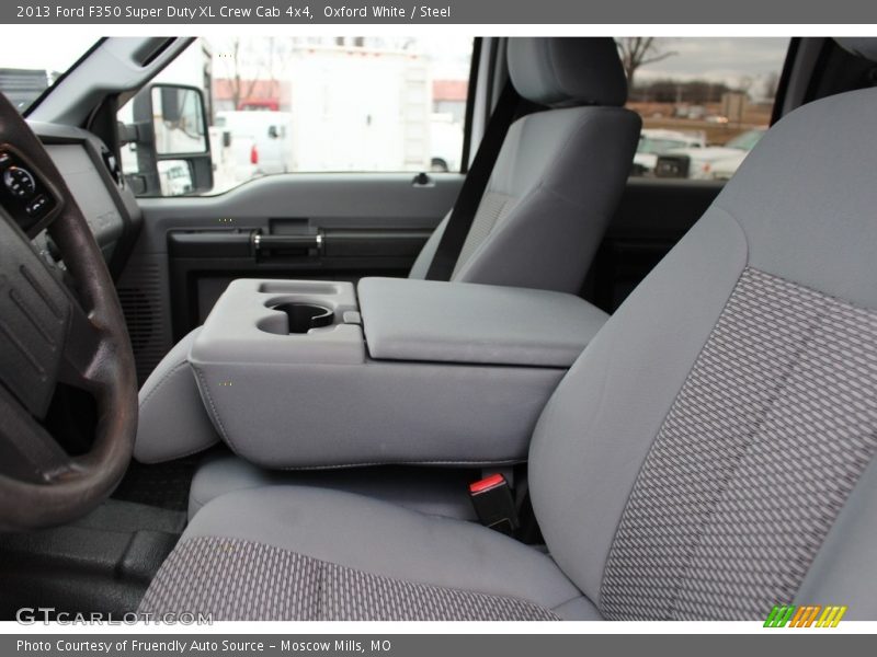 Oxford White / Steel 2013 Ford F350 Super Duty XL Crew Cab 4x4