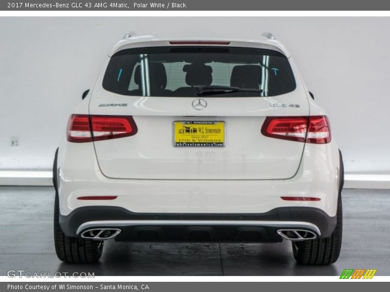 Polar White / Black 2017 Mercedes-Benz GLC 43 AMG 4Matic