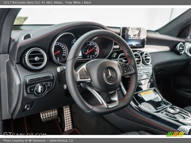 Polar White / Black 2017 Mercedes-Benz GLC 43 AMG 4Matic