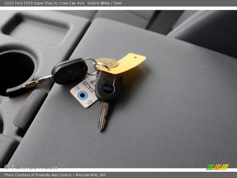 Oxford White / Steel 2013 Ford F350 Super Duty XL Crew Cab 4x4