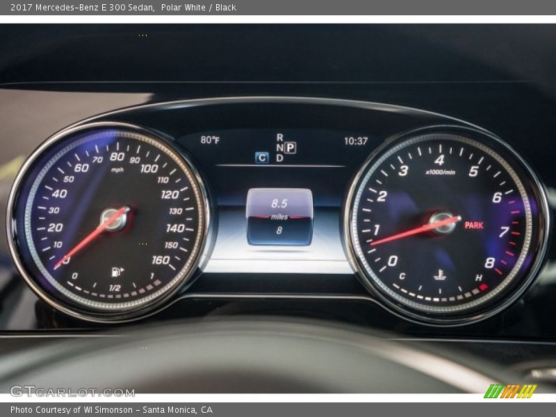Polar White / Black 2017 Mercedes-Benz E 300 Sedan