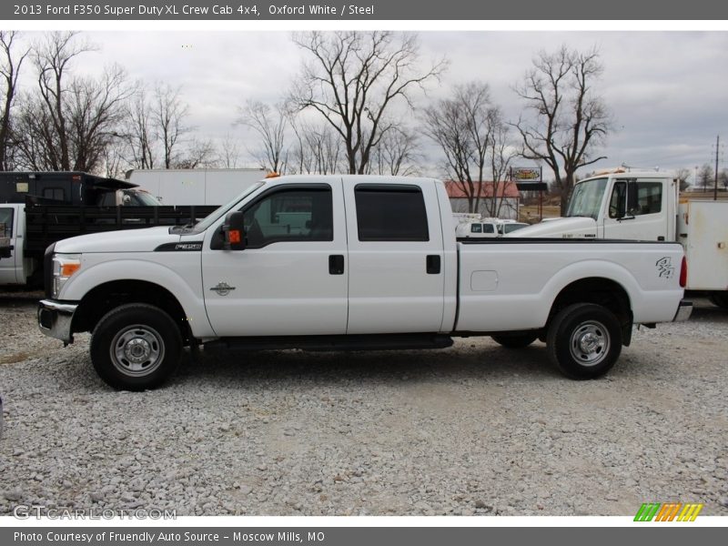 Oxford White / Steel 2013 Ford F350 Super Duty XL Crew Cab 4x4