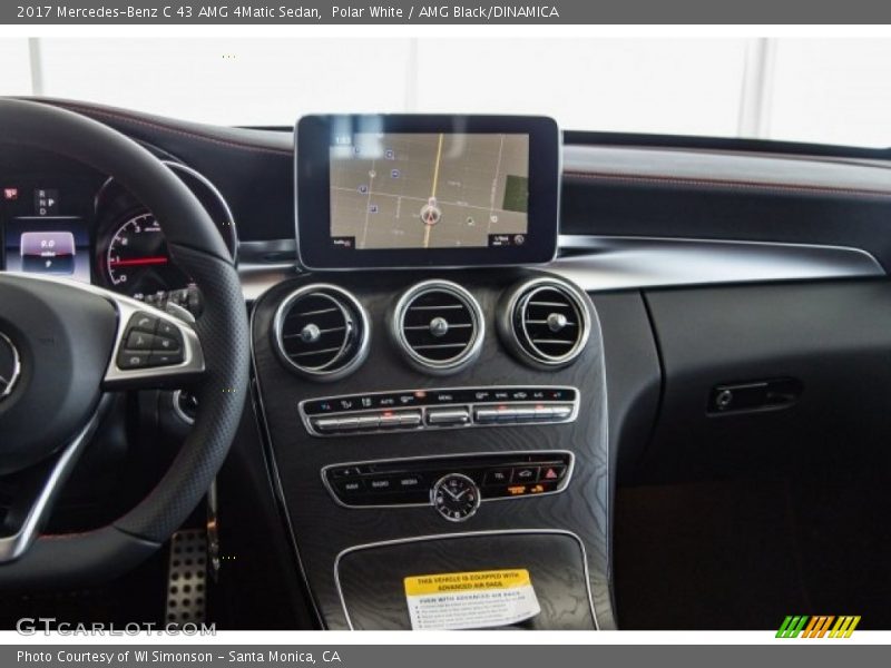 Polar White / AMG Black/DINAMICA 2017 Mercedes-Benz C 43 AMG 4Matic Sedan