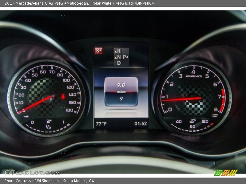 Polar White / AMG Black/DINAMICA 2017 Mercedes-Benz C 43 AMG 4Matic Sedan